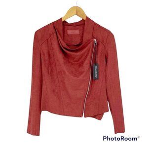 NWT Blank NYC Asymmetrical Zip Moto Jacket - XS